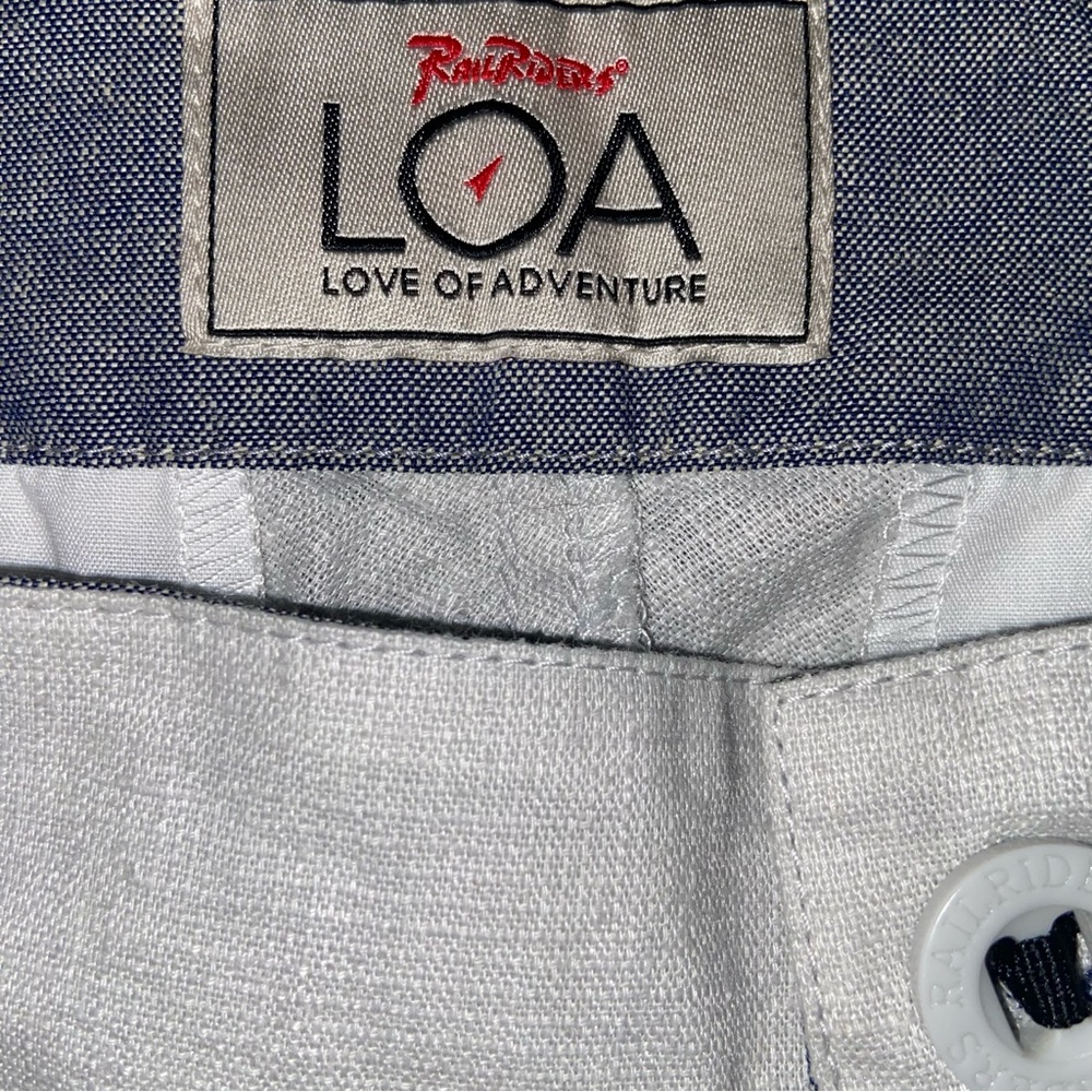 Railriders LOA Shorts Mens Size 34 Hemp Ripstop Surfside Pockets Casual Preppy - Picture 10 of 12